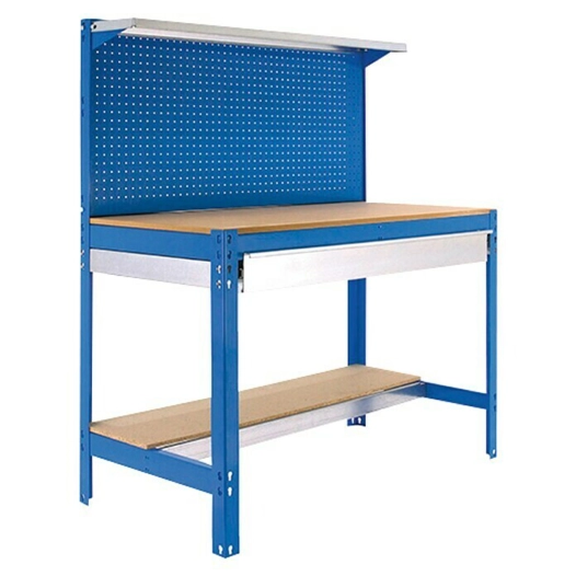 Etabli SIMONWORK BT3 BOX 1500 BLEU/BOIS BLEU/BOIS 1445x1510x610 - SIMONRACK