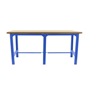 Etabli SIMONWORK BT6 MDF TANDEM 2100 BLEU/BOIS BLEU/MDF 865x2100x750 - SIMONRACK