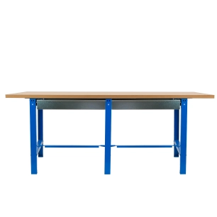 Etabli SIMONWORK BT6 MDF TANDEM 2BOX 2100 BLEU/BOIS BLEU/MDF 865x2100x750 - SIMONRACK