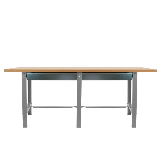 Etabli SIMONWORK BT6 MDF TANDEM 2BOX 2100 GRIS/BOIS GRIS/MDF 865x2100x750 - SIMONRACK