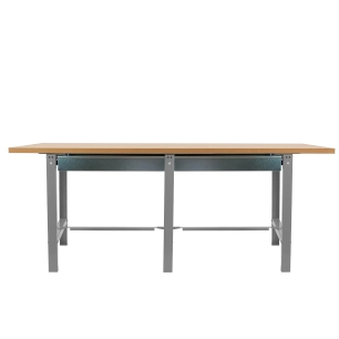 Etabli SIMONWORK BT6 MDF TANDEM 2BOX 2100 GRIS/BOIS GRIS/MDF 865x2100x750 - SIMONRACK