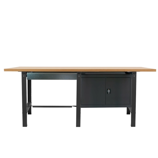 Etabli SIMONWORK BT6 MDF TANDEM 1BOX 1CAB 2100 ANTRA/BOIS ANTRACITE/MDF 865x2100x750 - SIMONRACK