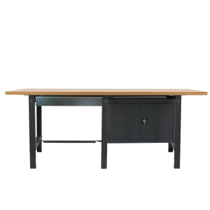 Etabli SIMONWORK BT6 MDF TANDEM 1BOX 1CAB 2100 ANTRA/BOIS ANTRACITE/MDF 865x2100x750 - SIMONRACK