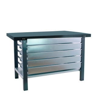 Etabli SIMONWORK BT6 PRO METAL 5BOX 1200 ANTRACITE ANTRACITE 830x1200x730 - SIMONRACK