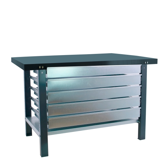 Etabli SIMONWORK BT6 PRO METAL 5BOX 1800 ANTRACITE ANTRACITE 830x1800x730 - SIMONRACK