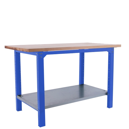 Etabli SIMONWORK BT6 PRO LAMINATE 1500 BLEU/HÊTRE BLEU/HÊTRE 865x1500x750 - SIMONRACK