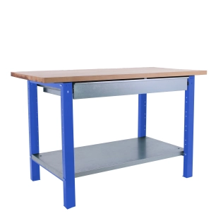 Etabli SIMONWORK BT6 PRO LAMINATE 1BOX 1200 BLEU/HÊTRE BLEU/HÊTRE 865x1200x750 - SIMONRACK