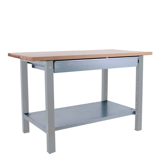 Etabli SIMONWORK BT6 PRO LAMINATE 1BOX 1800 GRIS/HÊTRE GRIS/HÊTRE 865x1800x750 - SIMONRACK