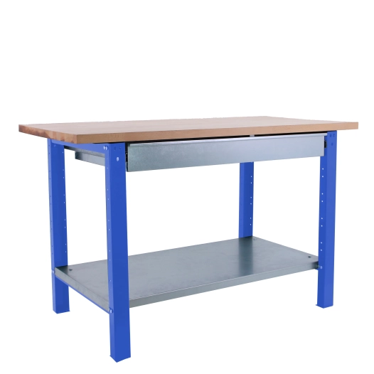 Etabli SIMONWORK BT6 PRO LAMINATE 1BOX 1800 BLEU/HÊTRE BLEU/HÊTRE 865x1800x750 - SIMONRACK