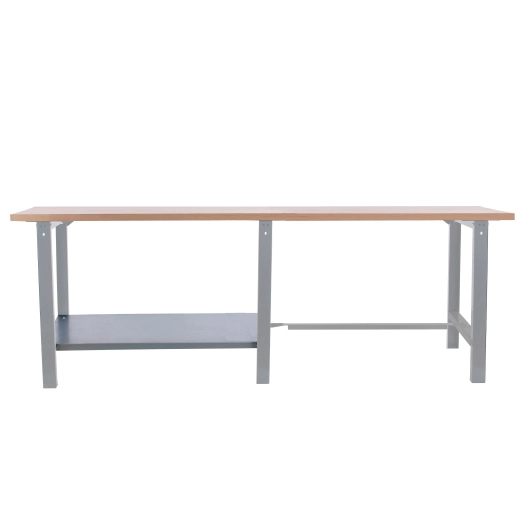 Etabli SIMONWORK BT6 PRO TANDEM LAMINATE 2600 GRIS/HÊTRE GRIS/HÊTRE 865x2600x750 - SIMONRACK