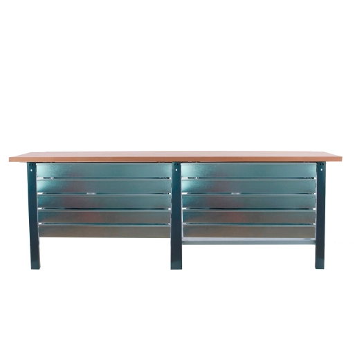 Etabli SIMONWORK BT6 PRO TANDEM LAMINATE 10BOX 2600 AN/H ANTRACITE/HÊTRE 865x2600x750 - SIMONRACK