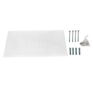 Panneau mural PANELCLICK 1200x400 BLANC + 8 HOOK BLANC 400x1200x35 - SIMONRACK