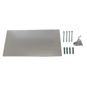 Panneau mural PANELCLICK 1200x600 GRIS + 8 HOOK GRIS 600x1200x35 - SIMONRACK