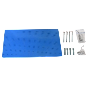 Panneau mural PANELCLICK 1200x400 BLEU + 14 HOOK + 3 ACCE BLEU 400x1200x35 - SIMONRACK