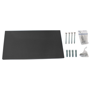 Panneau mural PANELCLICK 1200x600 ANTRACITE + 14 HOOK + 3 ACCE ANTRACITE 600x1200x35 - SIMONRACK