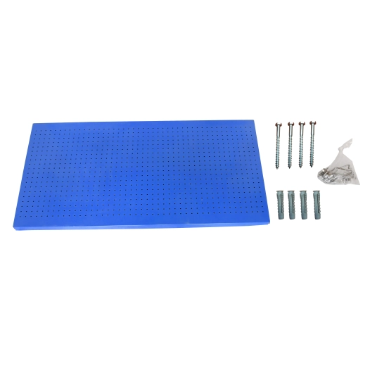 Panneau mural PANELCLICK 1500x400 BLEU + 8 HOOK BLEU 400x1500x35 - SIMONRACK