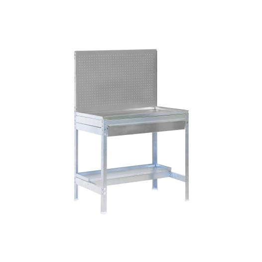Etagère chariot SIMONGARDEN BT2 BOX MOB. 1200x400 GALVA/GALVA GALVANISÉ 1520x1200x400 - SIMONRACK