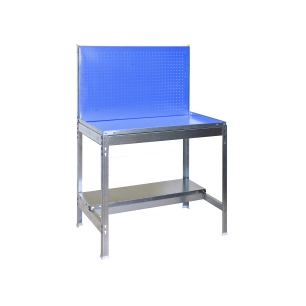Etagère chariot SIMONGARDEN BT2 MOB. 1200X400 BLEU/GALVA GALVA/BLEU 1520x1200x400 - SIMONRACK