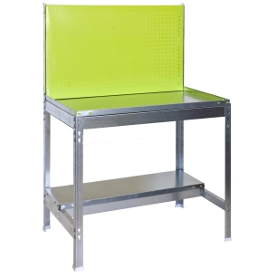 Etagère chariot SIMONGARDEN BT2 MOB. 900X400 VERT/GALVA GALVA/VERT 1520x900x400 - SIMONRACK