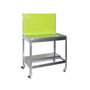 Etagère chariot SIMONGARDEN BT2 MOB. 900x600 VERT/GALVA GALVA/VERT 1520x900x600 - SIMONRACK