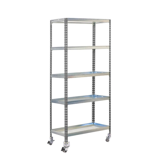 Etagère SIMONGARDEN CLICK MOB. 5/400 GRIS/GALVA GRIS/GALVA 1875x900x400 - SIMONRACK