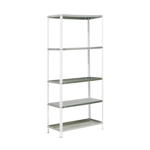 Etagère SIMONGARDEN COMFORT 5/400 BLANC/GALVA BLANC/GALVA 1800x900x400 - SIMONRACK