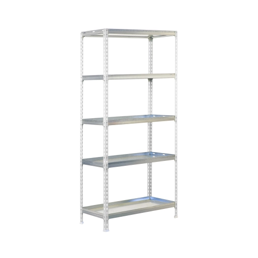 Etagère SIMONGARDEN CLICK 5/300 BLANC/GALVA BLANC/GALVA 1800x900x300 - SIMONRACK