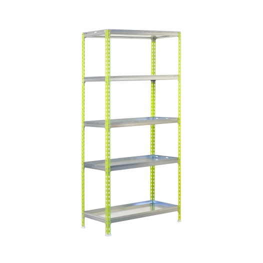 Etagère SIMONGARDEN CLICK 5/400 VERT/GALVA VERT/GALVA 1800x900x400 - SIMONRACK