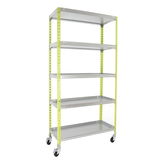 Etagère SIMONGARDEN CLICK MOBILE 5/400 VERT/GALVA VERT/GALVA 1875x900x400 - SIMONRACK