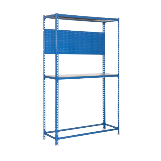 Etagère garage SIMONRACING MEGAPLUS 3/400 BLEU/GALVA BLEU/GALVA 2000x1200x400 - SIMONRACK