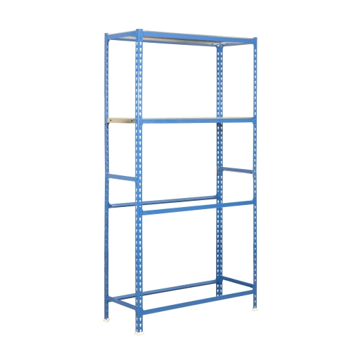 Etagère garage SIMONGARAGE PLUS 4/400 BLEU/GALVA BLEU/GALVA 2000x1000x400 - SIMONRACK