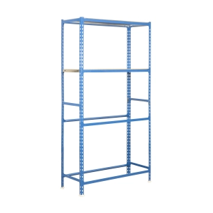 Etagère garage SIMONGARAGE PLUS 4/400 BLEU/GALVA BLEU/GALVA 2000x1000x400 - SIMONRACK