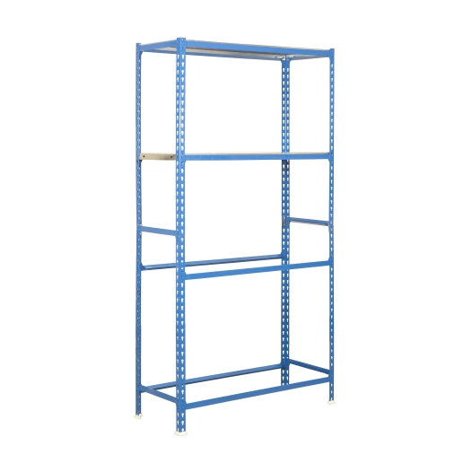 Etagère garage SIMONGARAGE MEGAPLUS 4/400 BLEU/GALVA BLEU/GALVA 2000x1200x400 - SIMONRACK