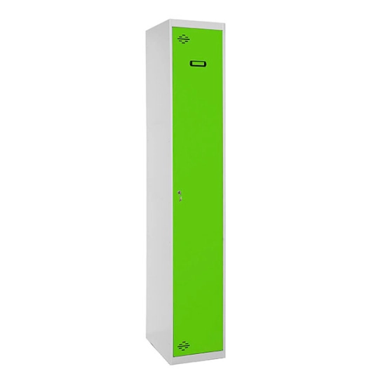 Casier-Armoire SIMONLOCKER PROF.DISM.SINGLE 1/1 400 INI GR/VE GRIS/VERT 1800x400x500 - SIMONRACK