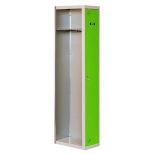Casier-Armoire SIMONLOCKER PROF.DISM.SINGLE 1/1 400 ADDI GR/VE GRIS/VERT 1800x400x500 - SIMONRACK
