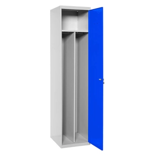 Casier-Armoire SIMONLOCKER PROF.DISM.SINGLE-DIV 1/1 500 INI GR/BL GRIS/BLEU 1800x500x500 - SIMONRACK