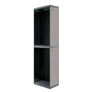 Casier-Armoire SIMONLOCKER PROF.DISM.TANDEM 1/2 300 ADDI AN/GR ANTRACITE/GRIS 1800x300x500 - SIMONRACK