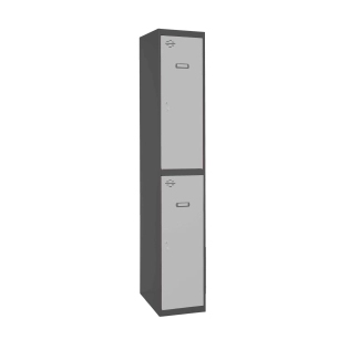 Casier-Armoire SIMONLOCKER PROF.DISM.TANDEM 1/2 400 INI AN/GR ANTRACITE/GRIS 1800x400x500 - SIMONRACK