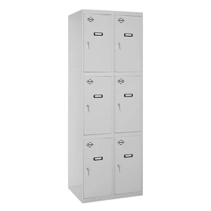 Casier-Armoire SIMONLOCKER DESM. 3 PORTES 2/6 300 (600) GRIS GRIS TAQUILLA 1800x600x500 - SIMONRACK