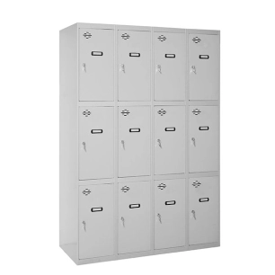 Casier-Armoire SIMONLOCKER DESM. 3 PORTES 4/12 300 (1200) GRI GRIS TAQUILLA 1800x1200x500 - SIMONRACK