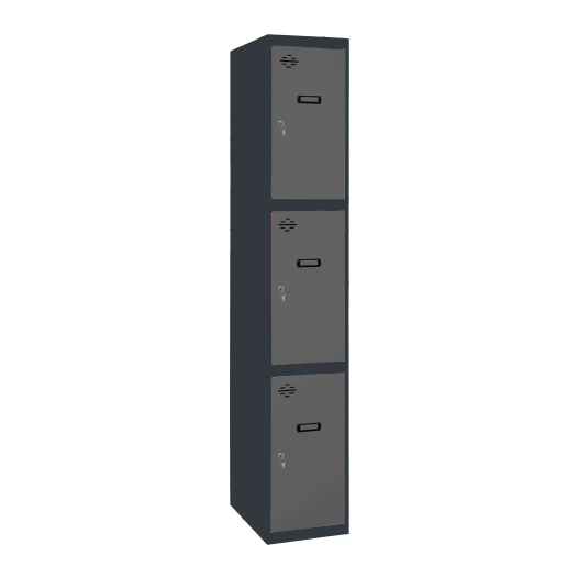 Casier-Armoire SIMONLOCKER PROF.DISM.3 PORTE 1/3 300 IN AN/AN ANTRACITE 1800x300x500 - SIMONRACK