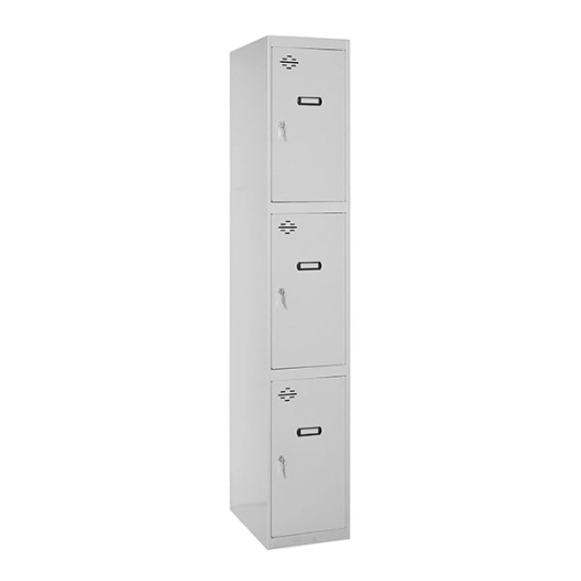 Casier-Armoire SIMONLOCKER PROF.DISM.3 PORTE 1/3 400 IN GRIS GRIS TAQUILLA 1800x400x500 - SIMONRACK