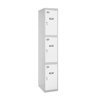Casier-Armoire SIMONLOCKER PROF.DISM.3 PORTE 1/3 400 IN GR/BL GRIS/BLANC 1800x400x500 - SIMONRACK