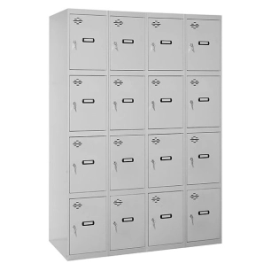 Casier-Armoire SIMONLOCKER DESM. 4 PORTES 4/16 300 (1200) GRI GRIS TAQUILLA 1800x1200x500 - SIMONRACK