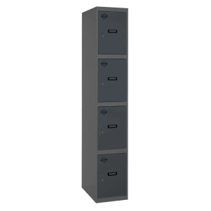 Casier-Armoire SIMONLOCKER PROF.DISM.4 PORTE 1/4 300 IN AN/AN ANTRACITE 1800x300x500 - SIMONRACK