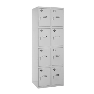 Casier-Armoire SIMONLOCKER DESM. 4 PORTES 2/8 400 (800) GRIS GRIS TAQUILLA 1800x800x500 - SIMONRACK