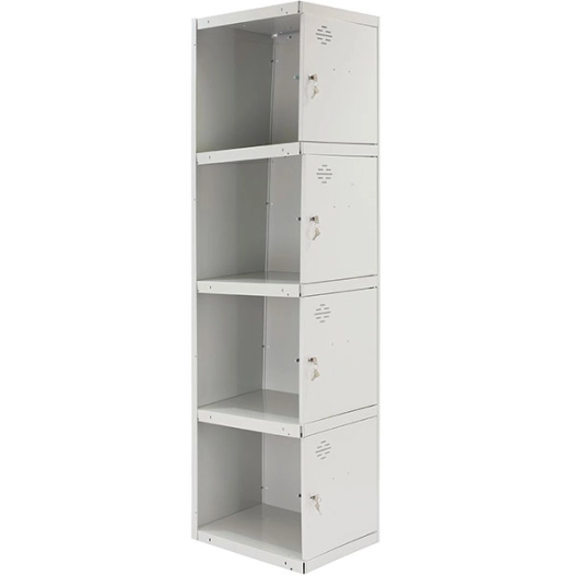 Casier-Armoire SIMONLOCKER PROF.DISM.4 PORTE 1/4 300 ADI GRIS GRIS TAQUILLA 1800x300x500 - SIMONRACK