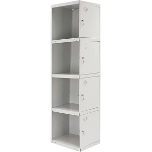 Casier-Armoire SIMONLOCKER PROF.DISM.4 PORTE 1/4 300 ADI GRIS GRIS TAQUILLA 1800x300x500 - SIMONRACK