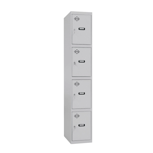 Casier-Armoire SIMONLOCKER PROF.DISM.4 PORTE 1/4 400 IN GRIS GRIS TAQUILLA 1800x400x500 - SIMONRACK