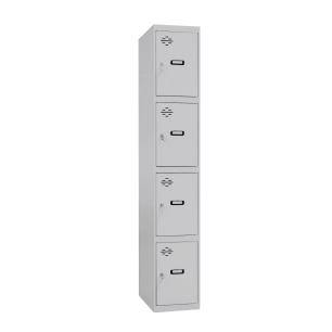 Casier-Armoire SIMONLOCKER PROF.DISM.4 PORTE 1/4 400 IN GRIS GRIS TAQUILLA 1800x400x500 - SIMONRACK